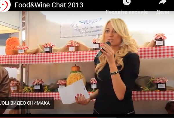 Food & Wine Chat na Novosadskom sajmu